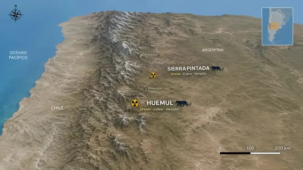 Huemul reporta altas leyes de uranio y cobre