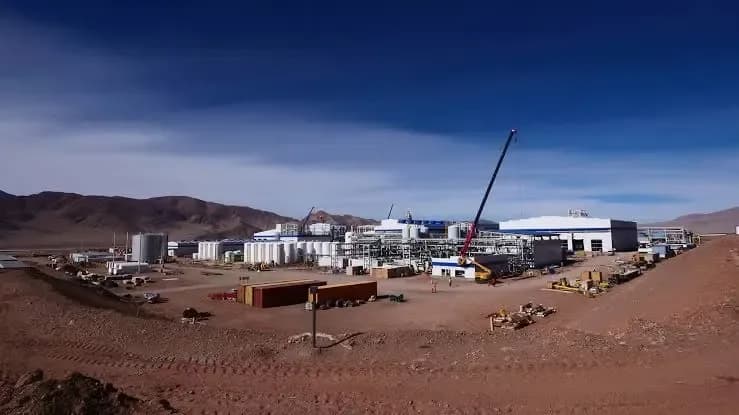 Litio: producción subiría 254% a 407.000 t hacia 2035