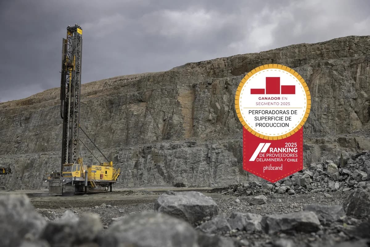 Epiroc Chile lidera ranking de perforadoras