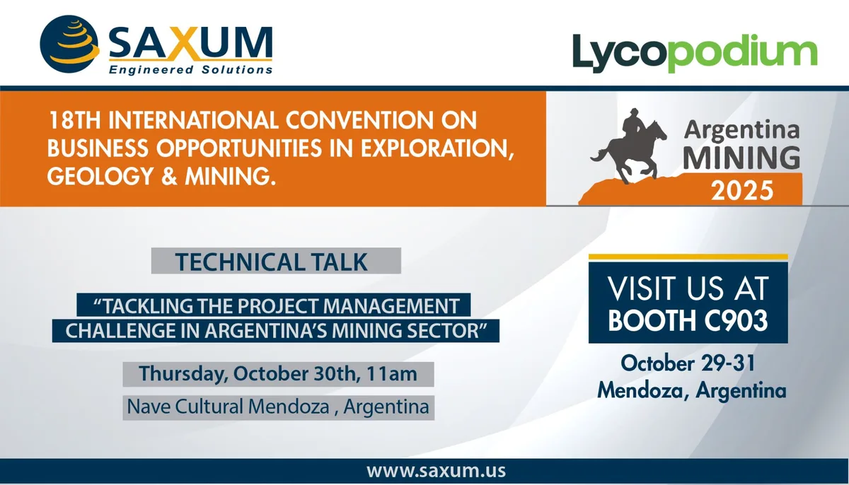 SAXUM agenda en Argentina Mining 2025