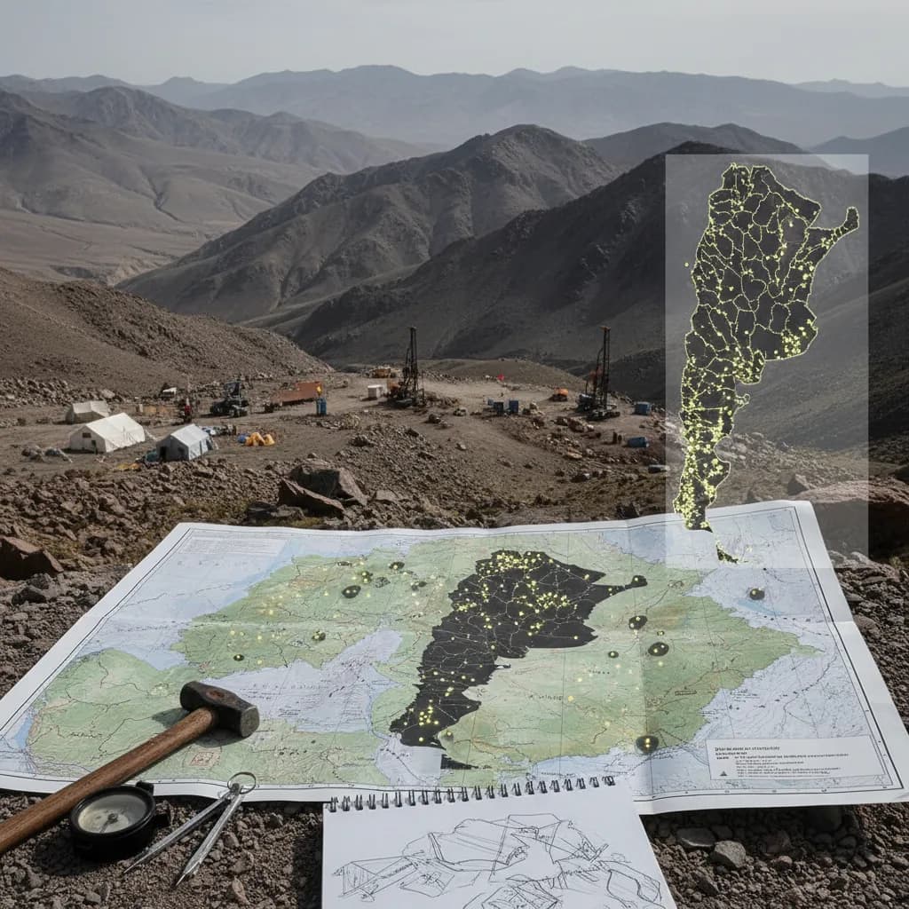 Argentina identificó 26.142 depósitos minerales con exploración al 20%