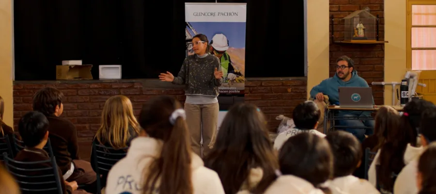 Glencore Pachón implementa huertas hidropónicas en escuelas de Calingasta