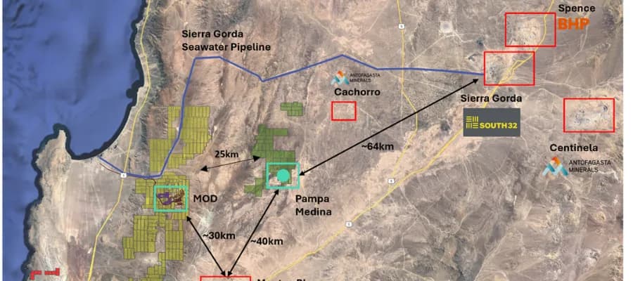 Marimaca extiende cobre de alta ley en Pampa Medina
