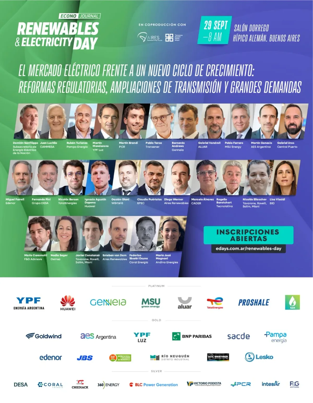 Renewables & Electricity Day: agenda del nuevo ciclo eléctrico