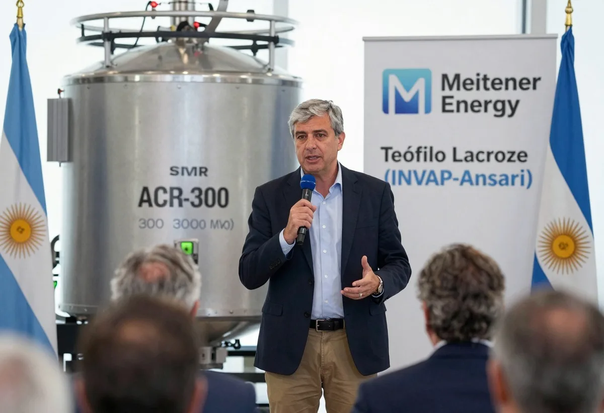 Meitner Energy presenta reactor SMR ACR-300 en Buenos Aires