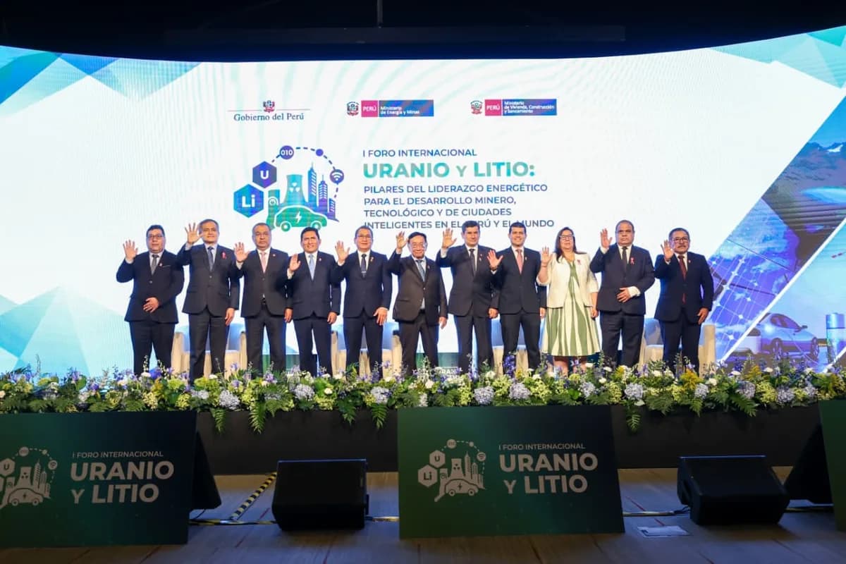 Perú lanza foro de uranio y litio